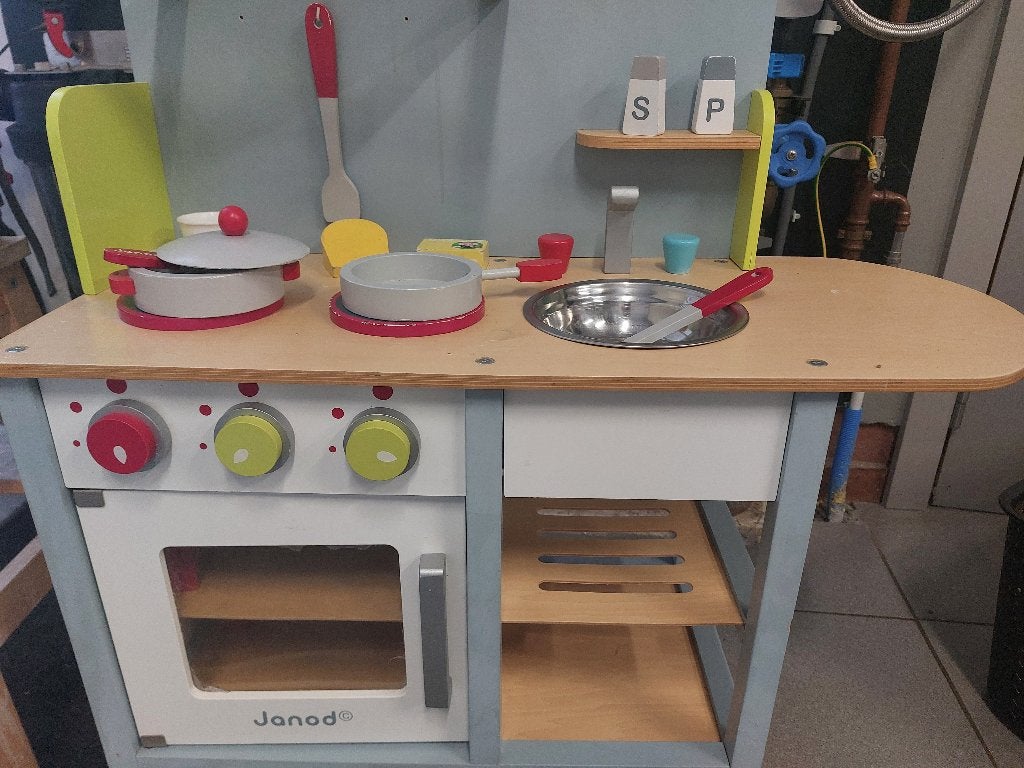 houten keukentje, Kinderen en Baby's, Ophalen, Gebruikt, Hout, Speelkeuken