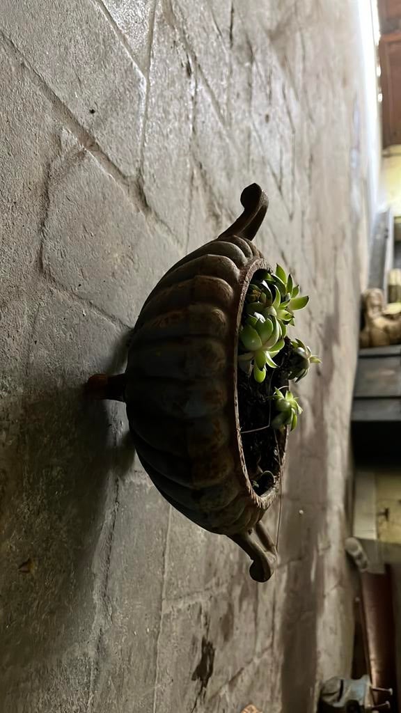 Gietijzeren vaas kruik bloempot vensterbak bak pot, Ophalen of Verzenden