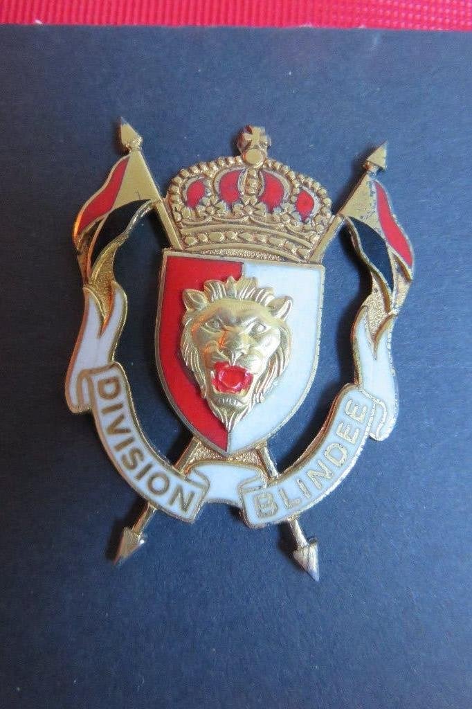 Breloque : 16 Division Blindée, Collections, Enlèvement ou Envoi, Armée de terre, Emblème ou Badge