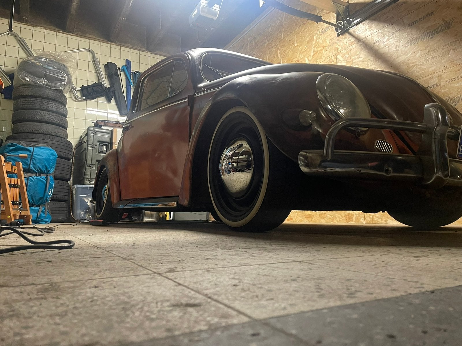 Vw kever Ovaal 1956–Amerikaanse uitvoering–Prachtige patina, foto 8