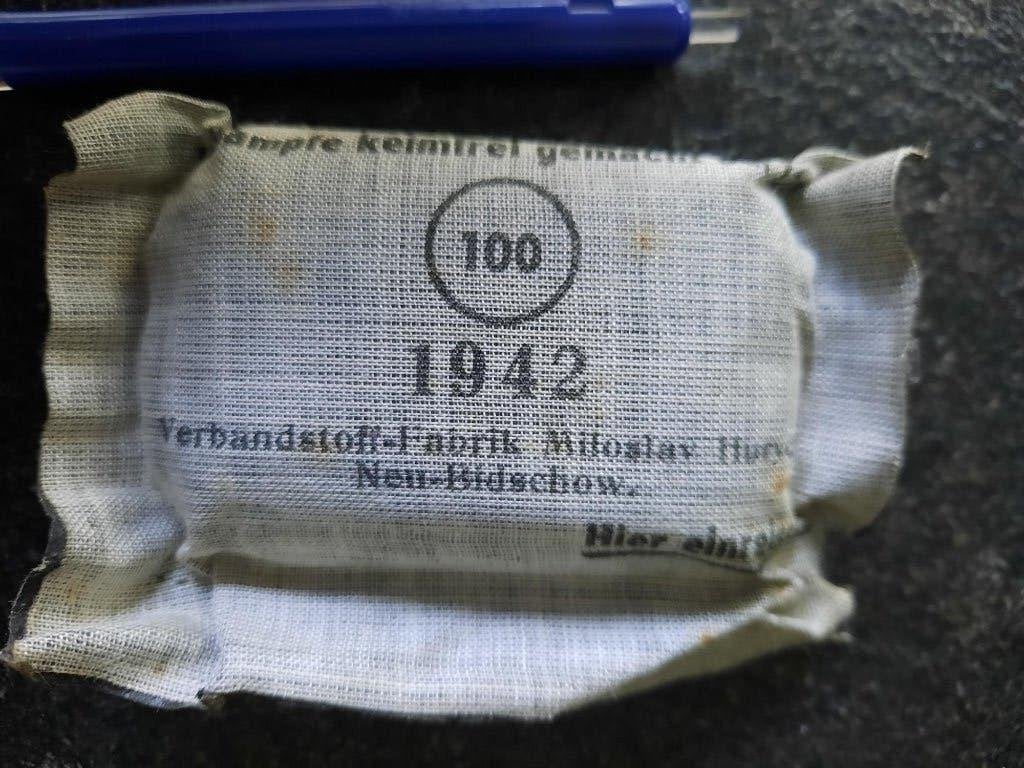 Wehrmacht EHBO verbandzak 1942 origineel WO2, Verzenden