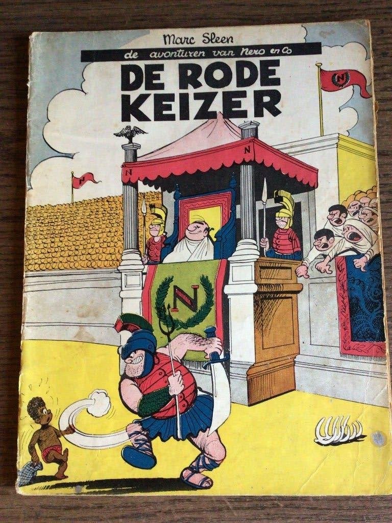De rode keizer Nero eerste druk uiterst zeldzaam, Boeken, Eén stripboek, Ophalen of Verzenden, Gelezen, Marc Sleen