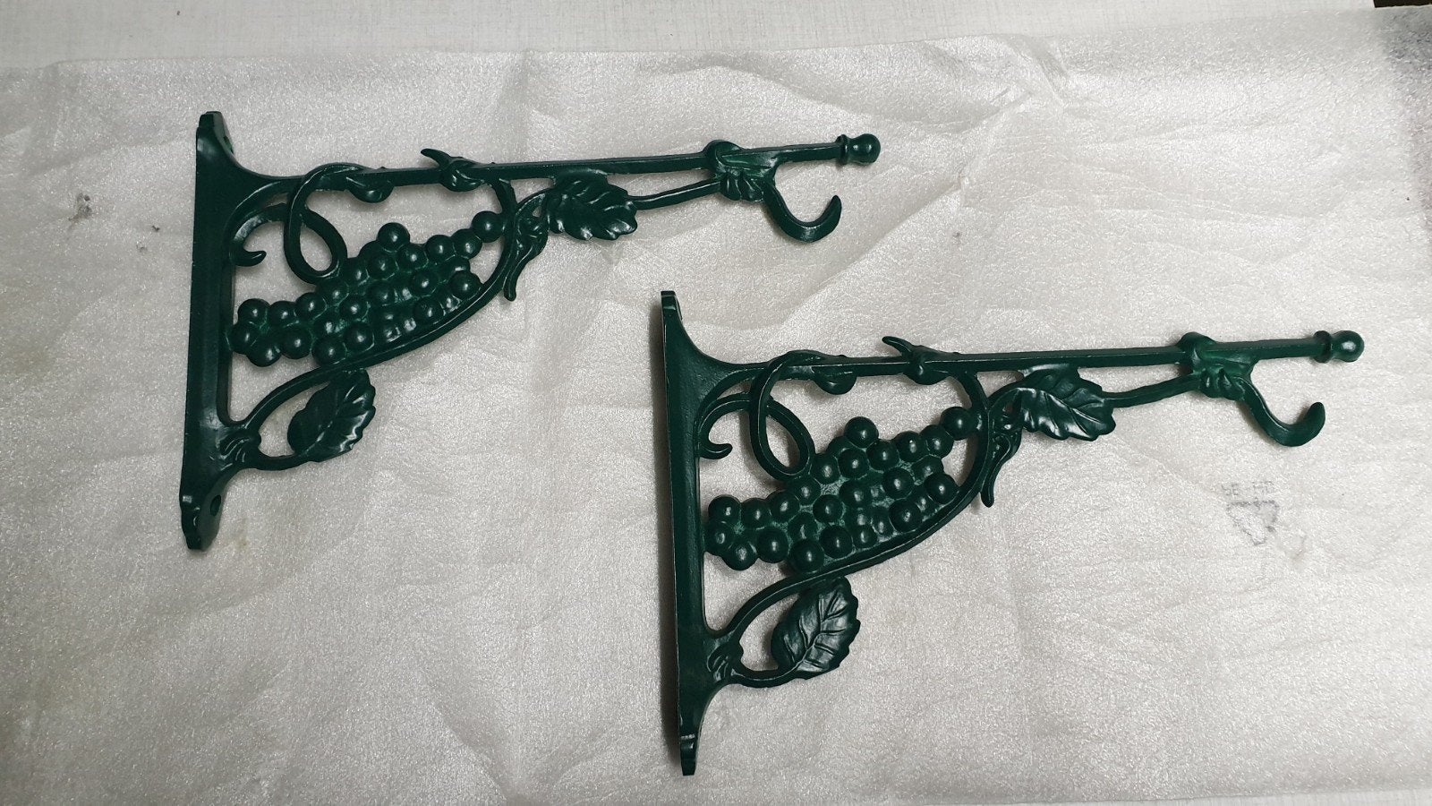 2 nieuwe vintage metalen muurhaken, Ophalen