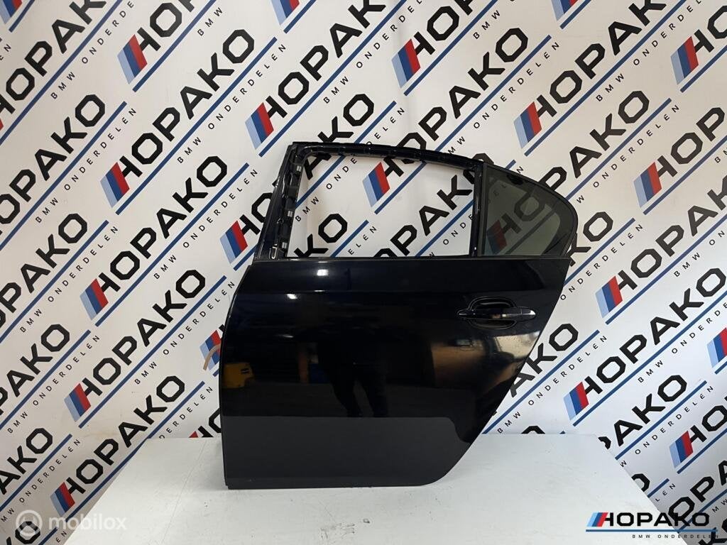 BMW 5 serie E60 |achterdeur links| Carbonschwarz metallic, Gebruikt, Deur, Einsteinlaan 5, Rijnswijk, Ophalen of Verzenden