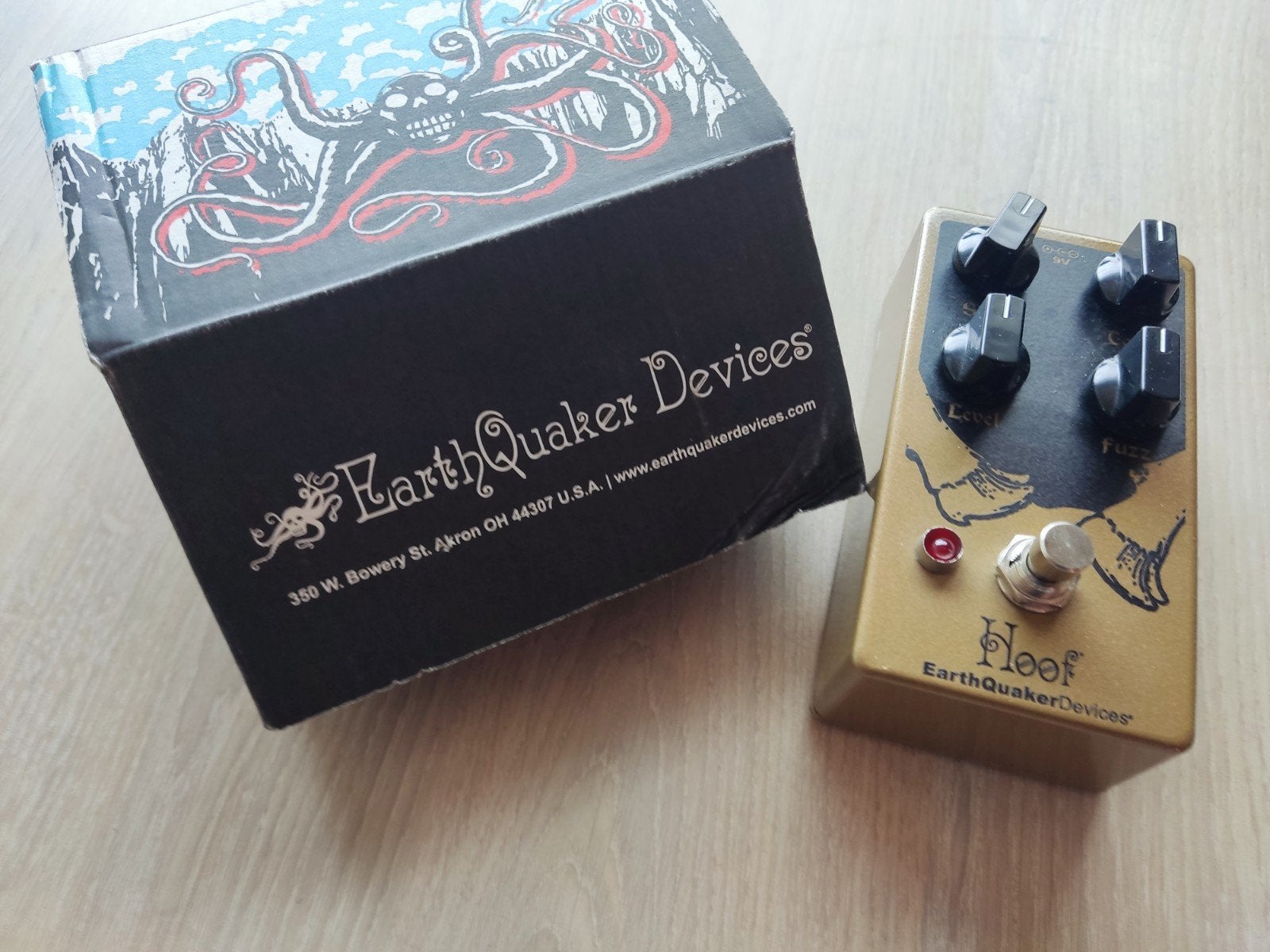 eqd the Hoof fuzz V2 pedaal, Ophalen of Verzenden, Nieuw, Distortion, Overdrive of Fuzz