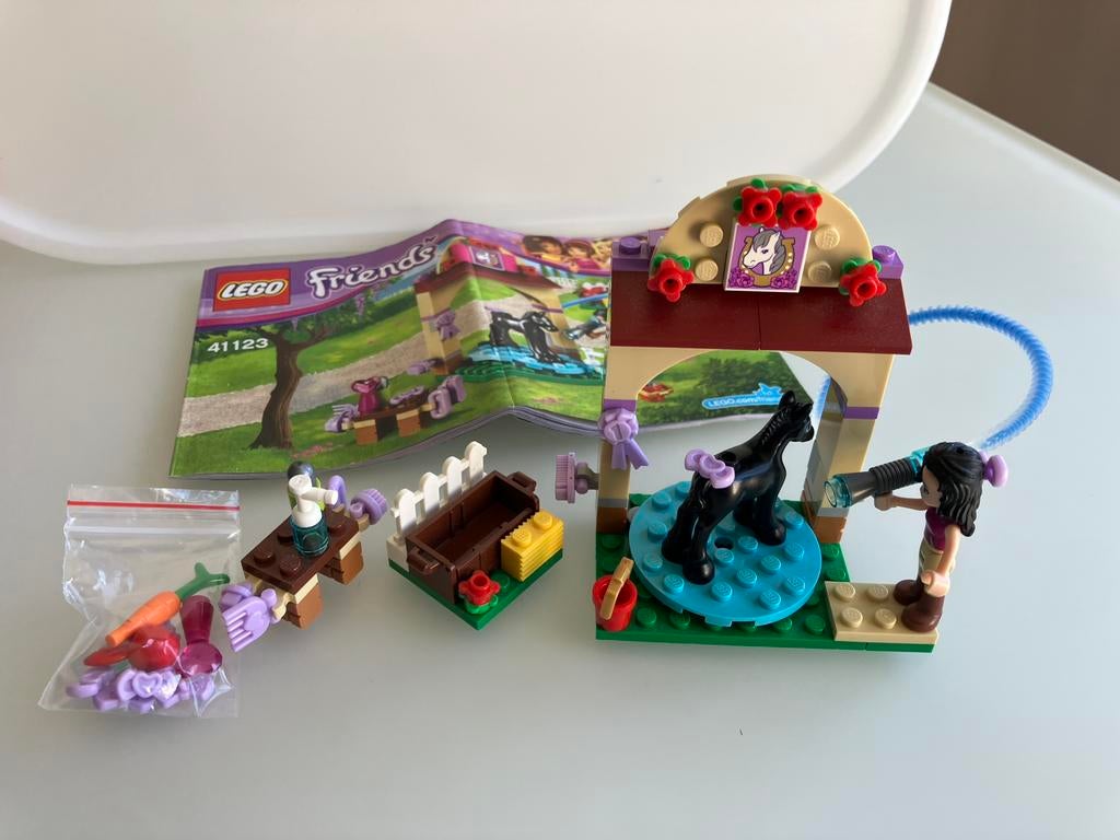Lego friends 41123 paarden / veulen wasplaats, Ophalen of Verzenden, Zo goed als nieuw, Lego, Friends