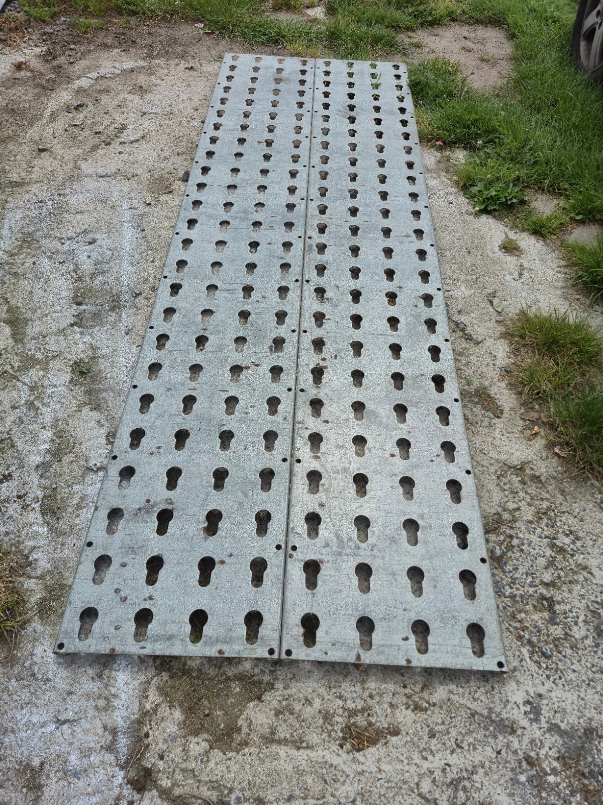4 tôles galvanisées, Bricolage & Construction, Enlèvement, Utilisé, Autres matériaux