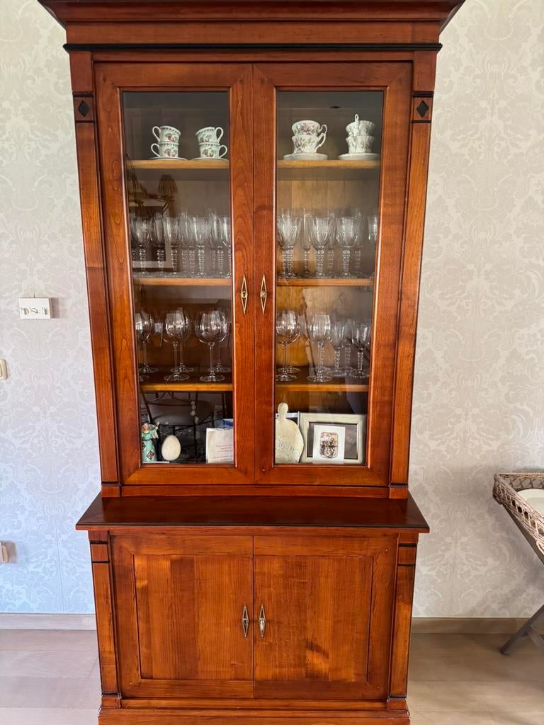 complete kerselaar meubelset – eetkamer & woonkamer, Ophalen, Zo goed als nieuw, Glas