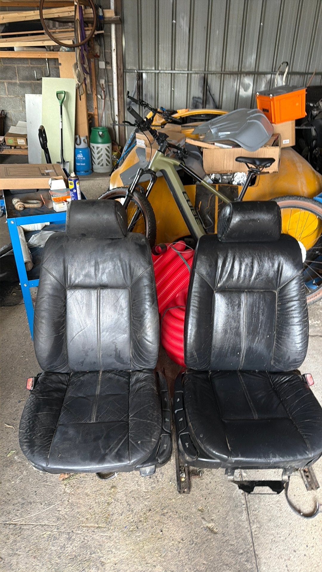 Bmw e39 lederen stoelen, Ophalen, BMW