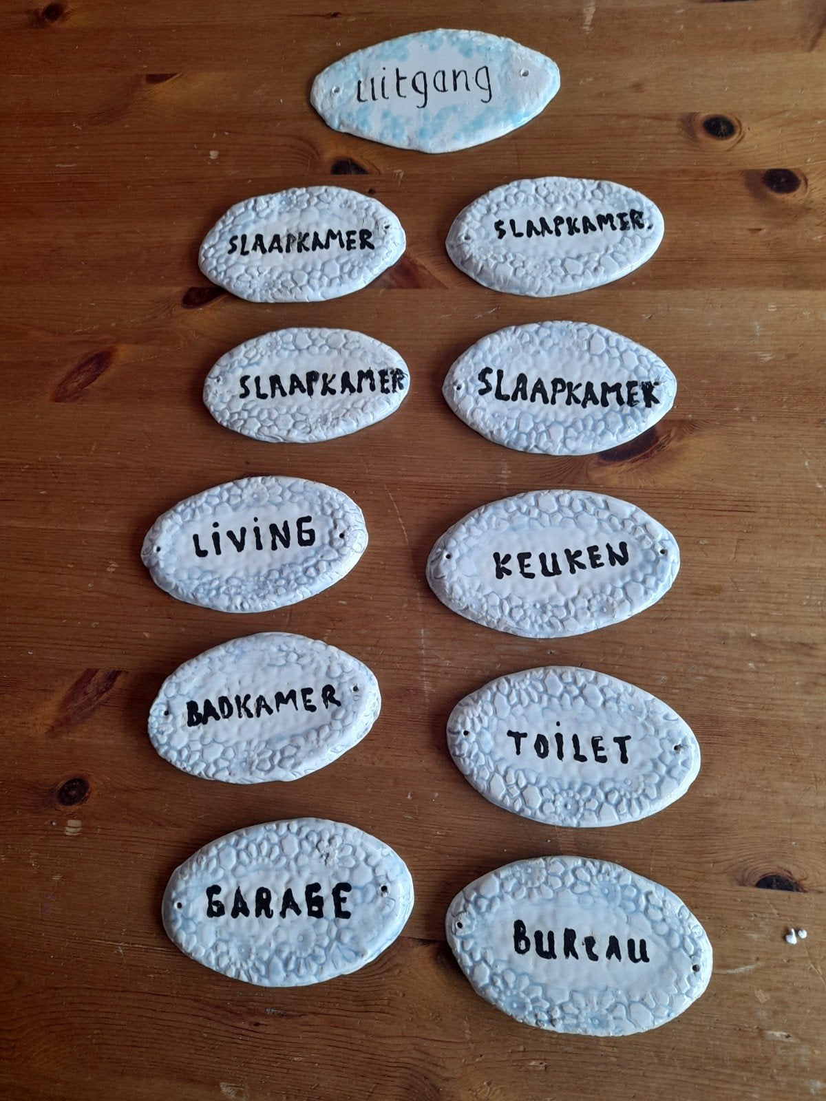 Lot de plaques signalétiques en céramique, Enlèvement ou Envoi
