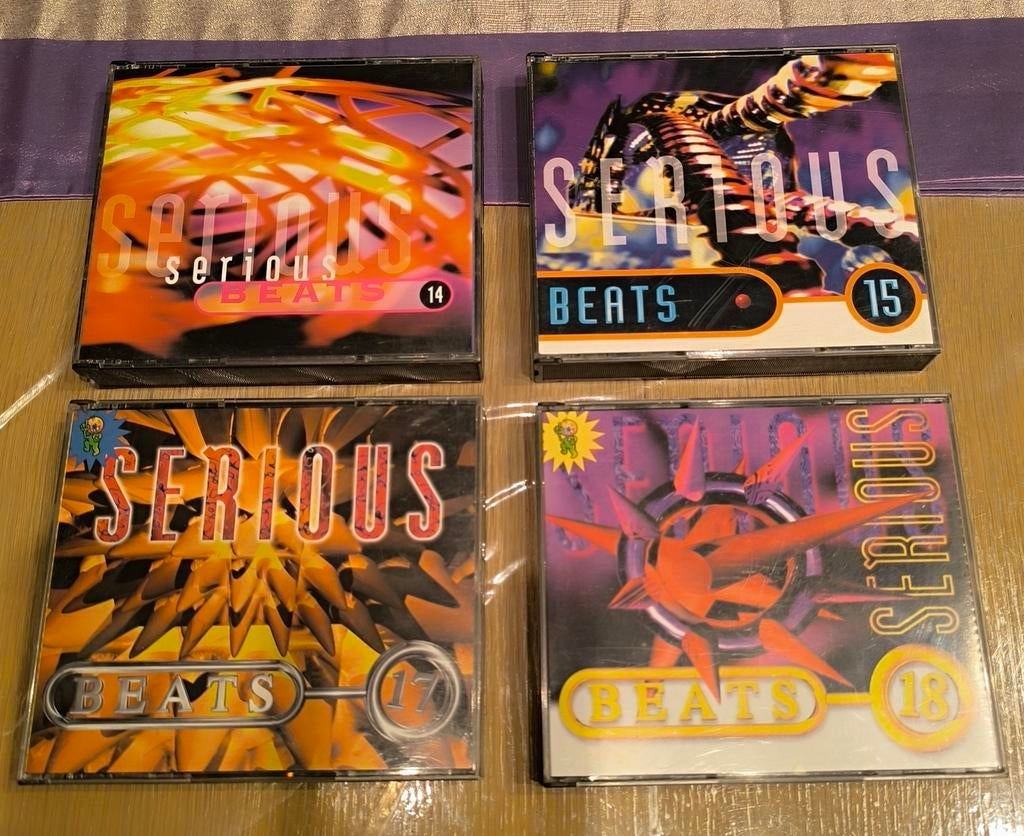 Serious Beats vol. 14, 15, 17 & 18 (4x2 cd's), Ophalen