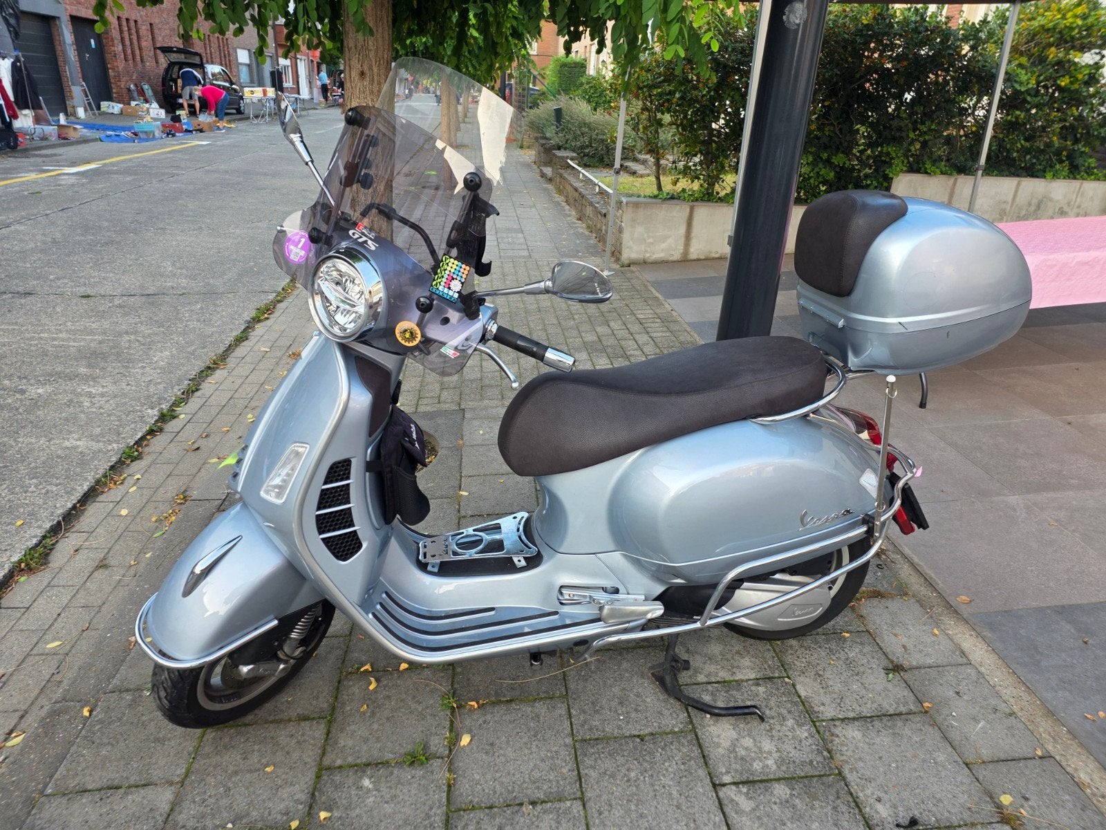 Vespa gts300 HPE 2021 BLUE, Fietsen en Brommers, Snorfietsen en Snorscooters, Ophalen, Piaggio, Gebruikt, Benzine