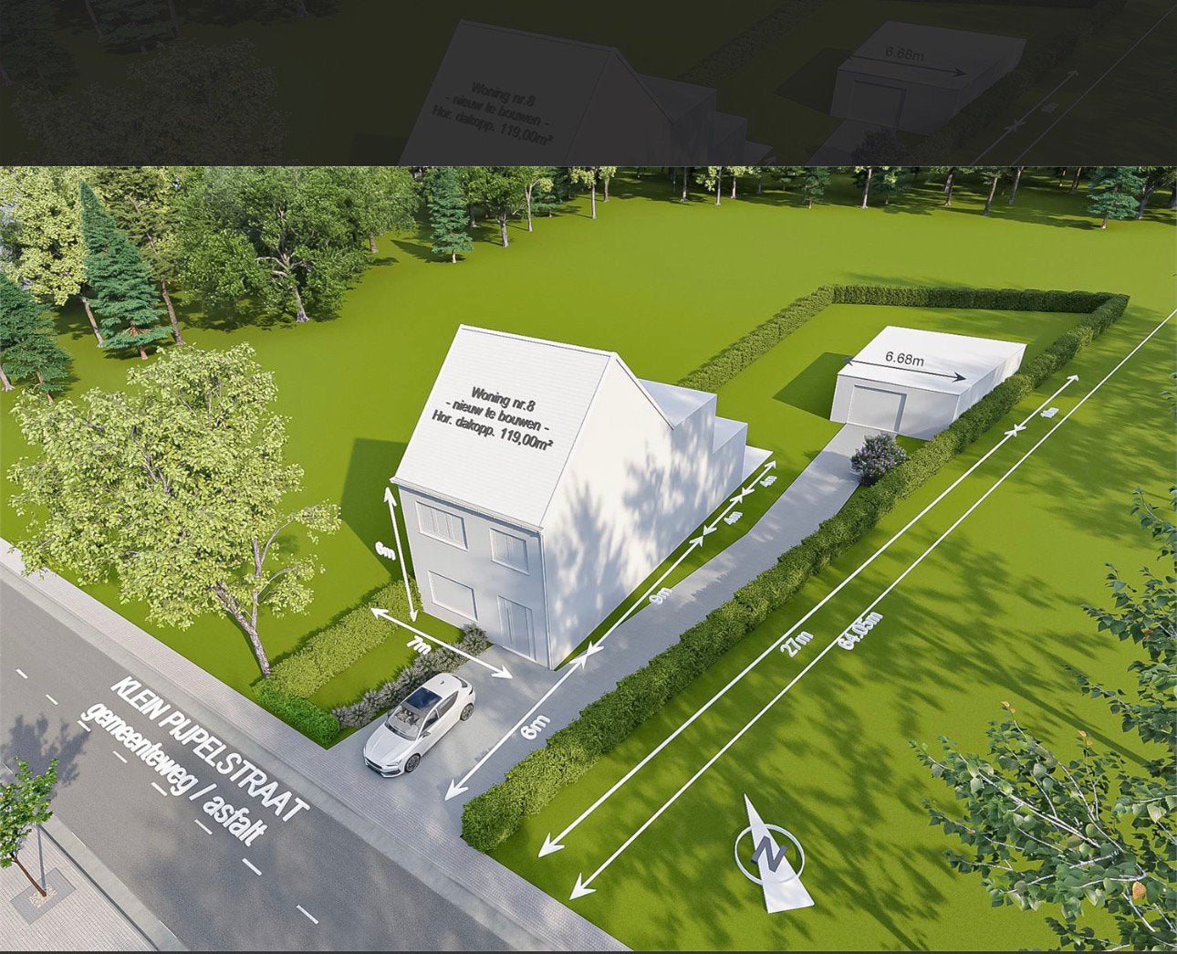 Bouwgrond HOB 849m2 Booischot, 500 tot 1000 m²