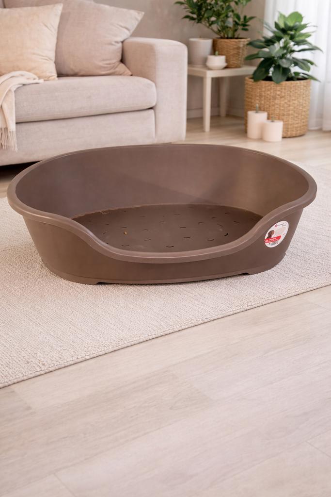 Splinternieuwe XXXL hondenmand van Flamingo chocolate kleur, Dieren en Toebehoren, Ophalen, Nieuw, Polyester