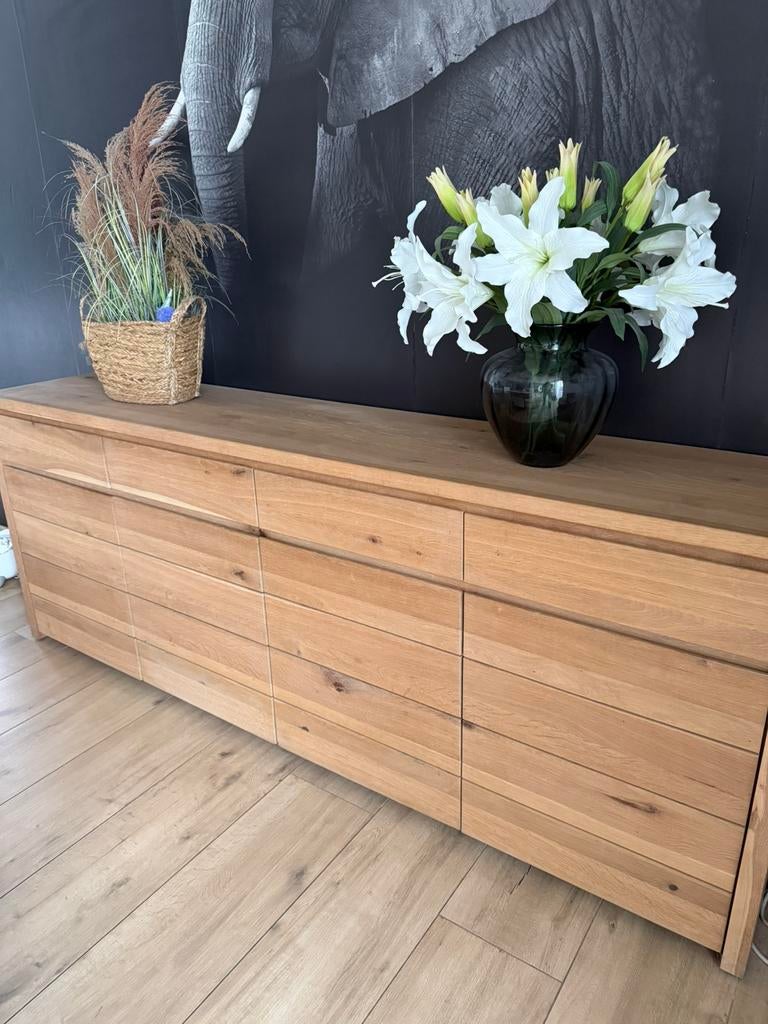 Dressoir, Ophalen, Gebruikt, Eikenhout, 200 cm of meer