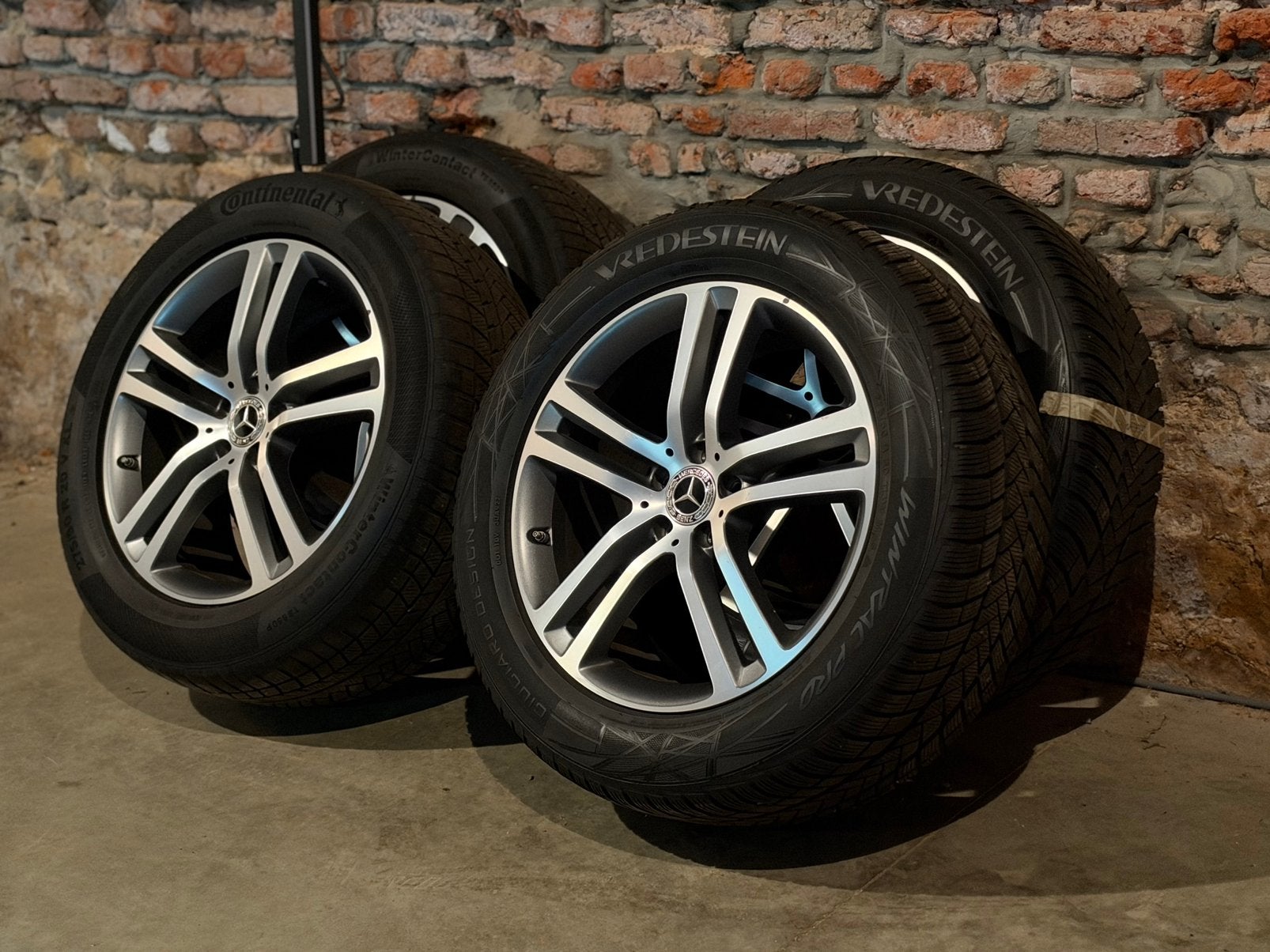 Originele Mercedes GLE 20 inch velgen met 5x112 ventiel, Ophalen, 275 mm, Banden en Velgen, Winterbanden
