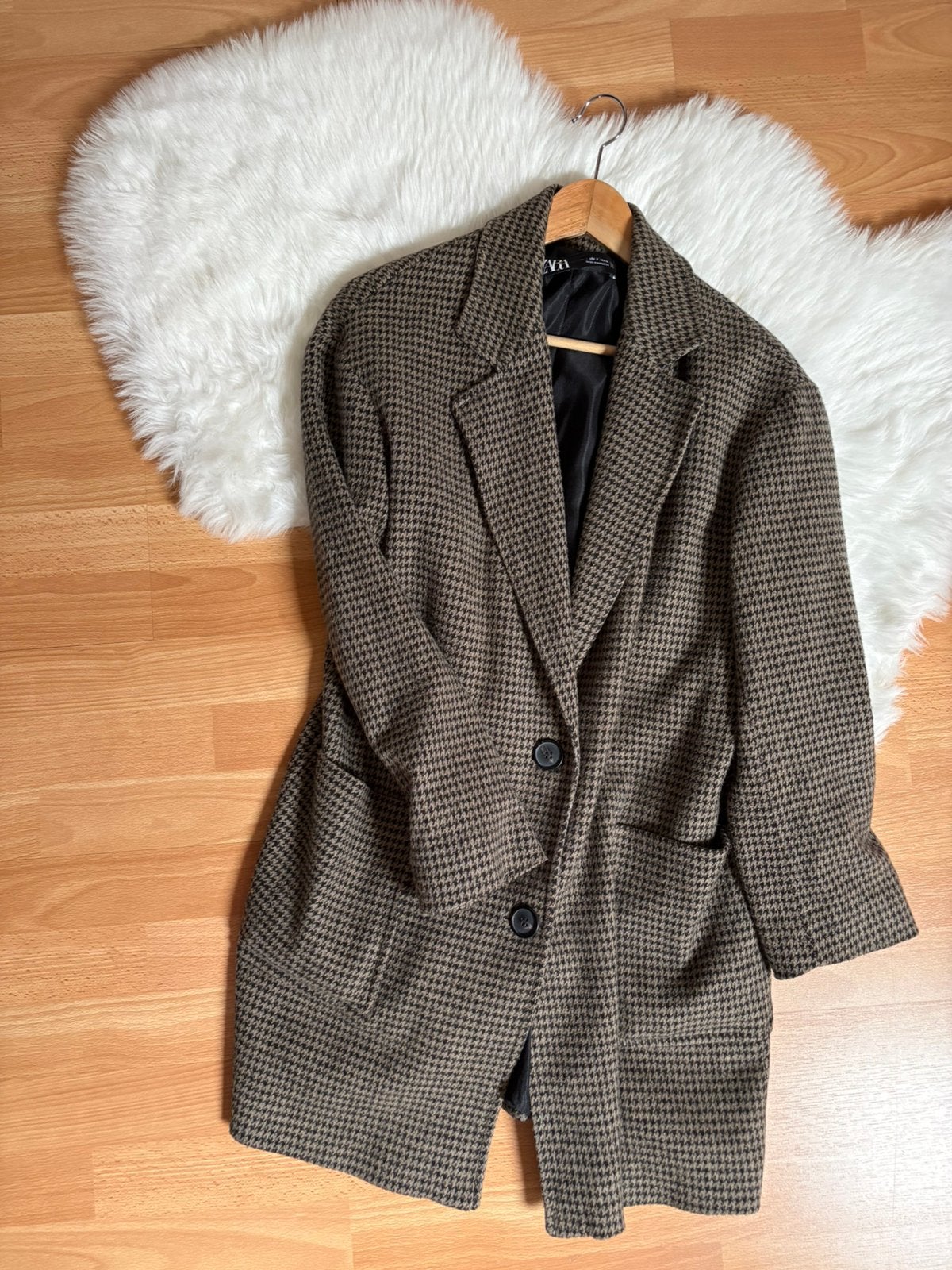 Oversized blazer S, Bruin, Ophalen of Verzenden, Zo goed als nieuw, Jasje