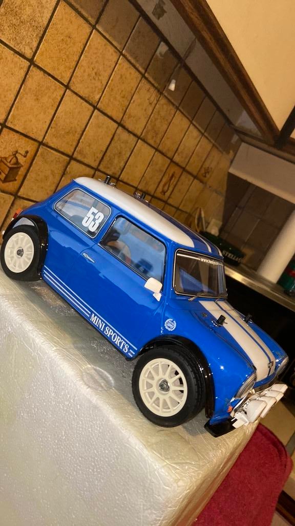RC Tamiya Mini Cooper M-01 ZGAN, Échelle 1:10, Enlèvement ou Envoi, Électro, Comme neuf