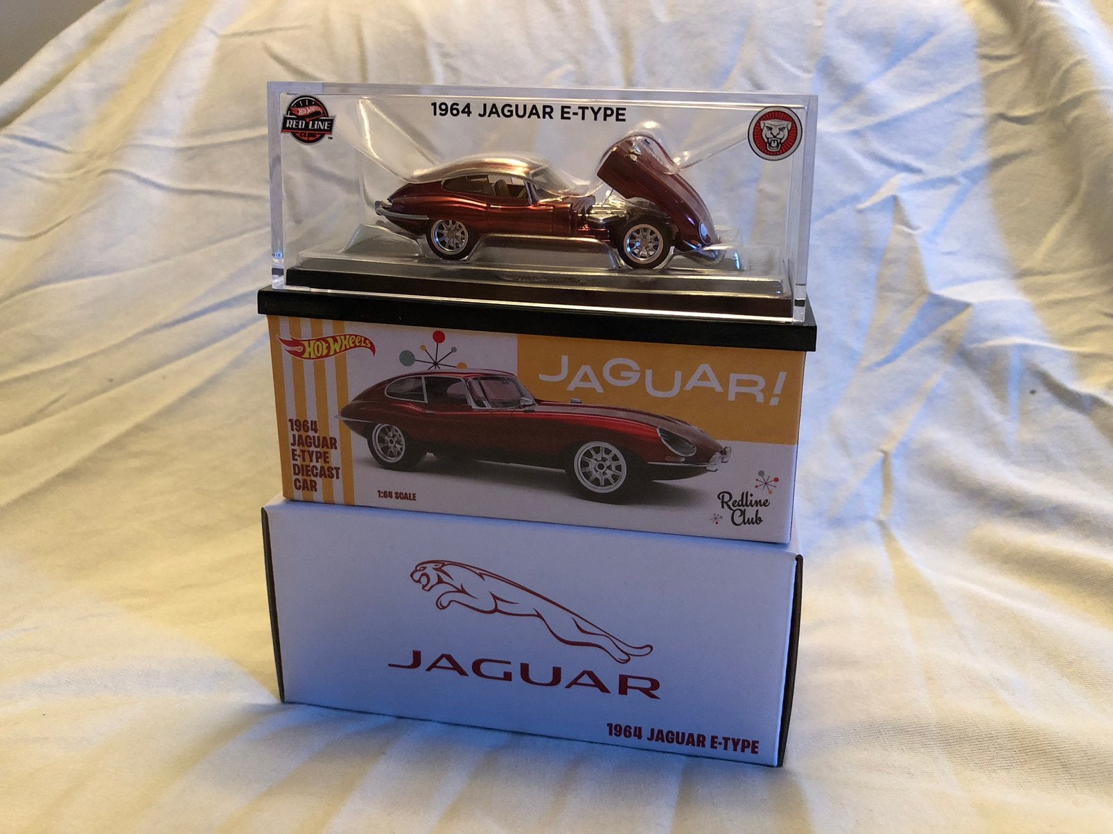 Hot Wheels RLC Jaguar E-Type, Hobby en Vrije tijd, Modelauto's | Overige schalen, Verzenden, Nieuw, Auto
