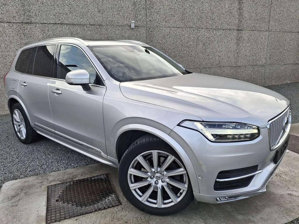 Volvo XC90 T6 AWD inscription essence (bj 2019, automaat), Auto's, Gebruikt, 1969 cc, Leder, Bedrijf