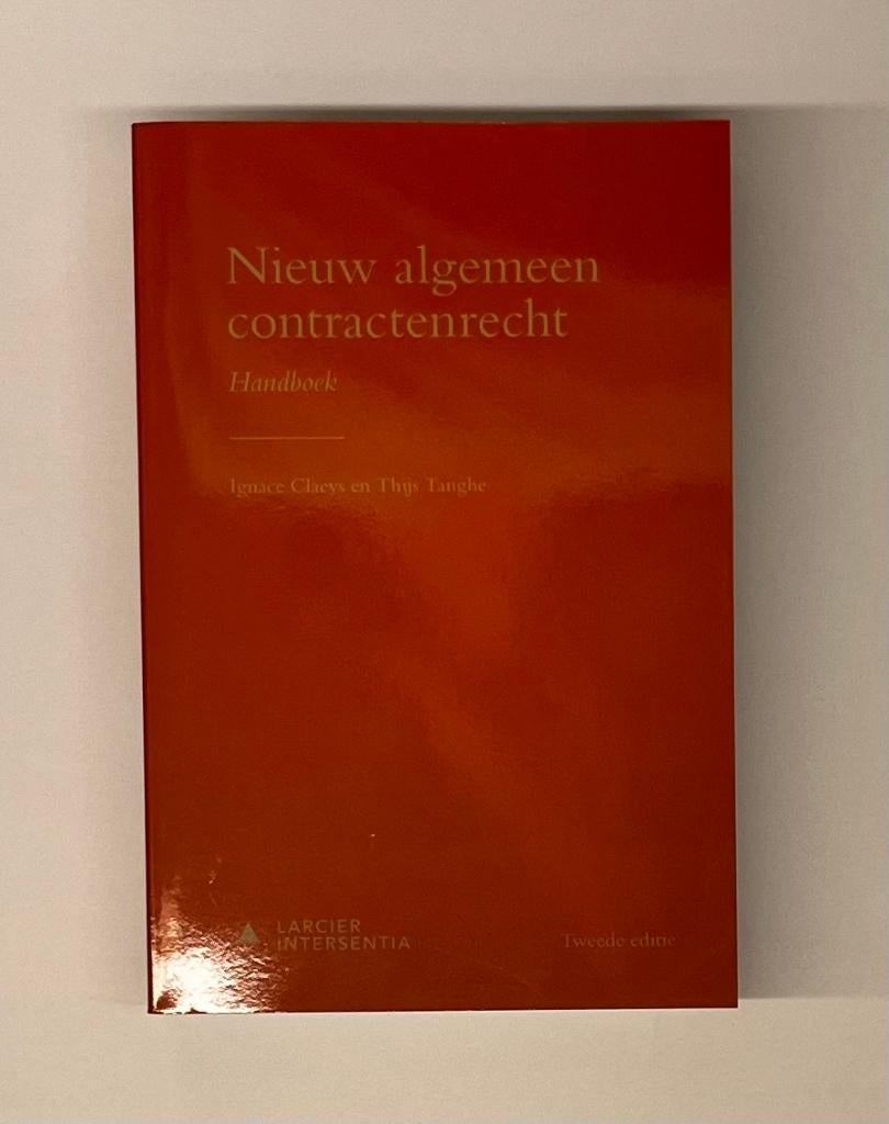 Nieuw Algemeen Contractenrecht (editie 2025) – Nieuw, Larcier Intersentia, Hoger Onderwijs, Nieuw, Ophalen of Verzenden