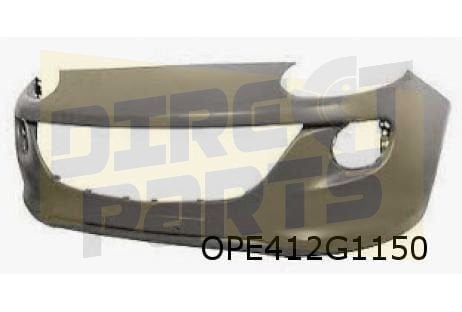 Opel Adam (1/13-9/19) voorbumper (1.0T) (bij PDC) (te spuite, -, -, Opel, Nieuw