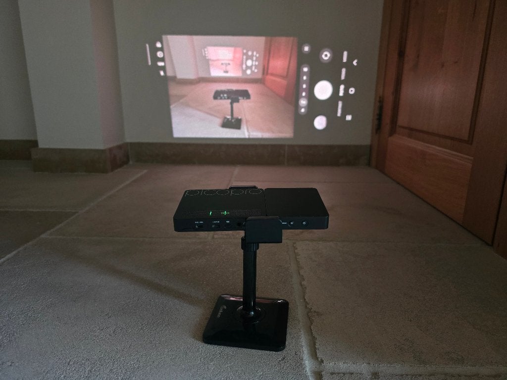 Picopro mini projector laser beamer, HD (720), Ophalen of Verzenden, Zo goed als nieuw, Celluon