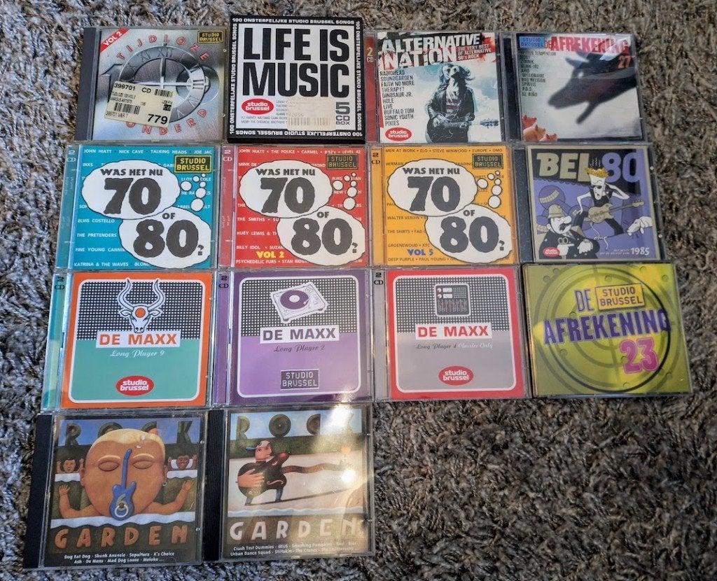 Lot van 14 cd 's Studio Brussel, Ophalen, Gebruikt, Alternative