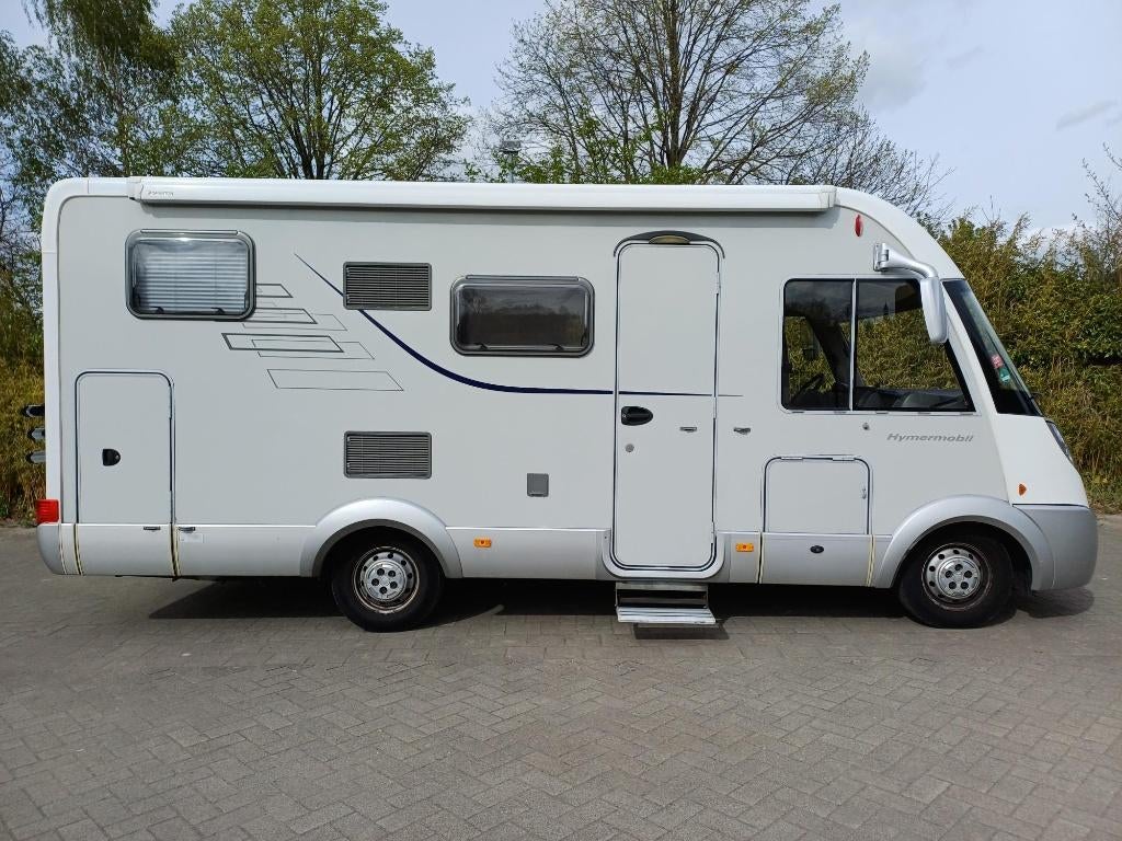 Hymer 518 CL integraal camper te koop van particulier, Caravans en Kamperen, Mobilhomes, Integraal, Ringverwarming, Fiat, Luifel