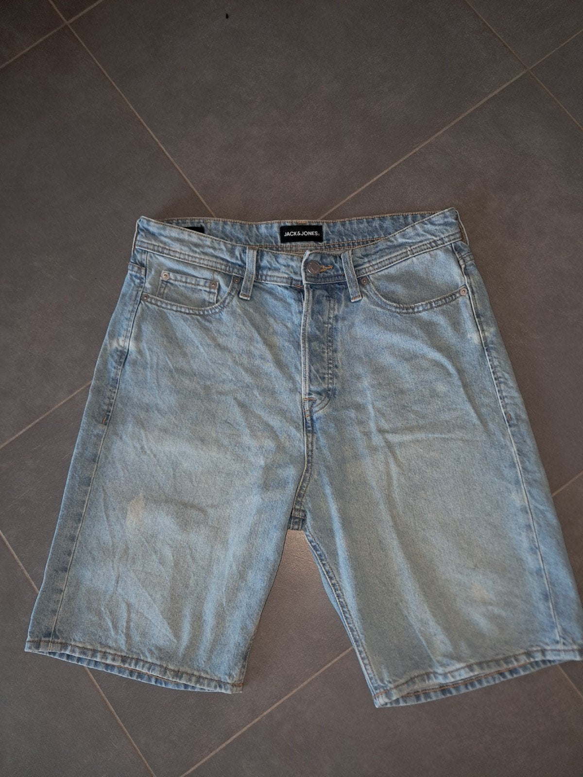 jeansshort baggy jack&jones S, Kleding | Heren, Blauw, Ophalen of Verzenden, Zo goed als nieuw, Jack & Jones