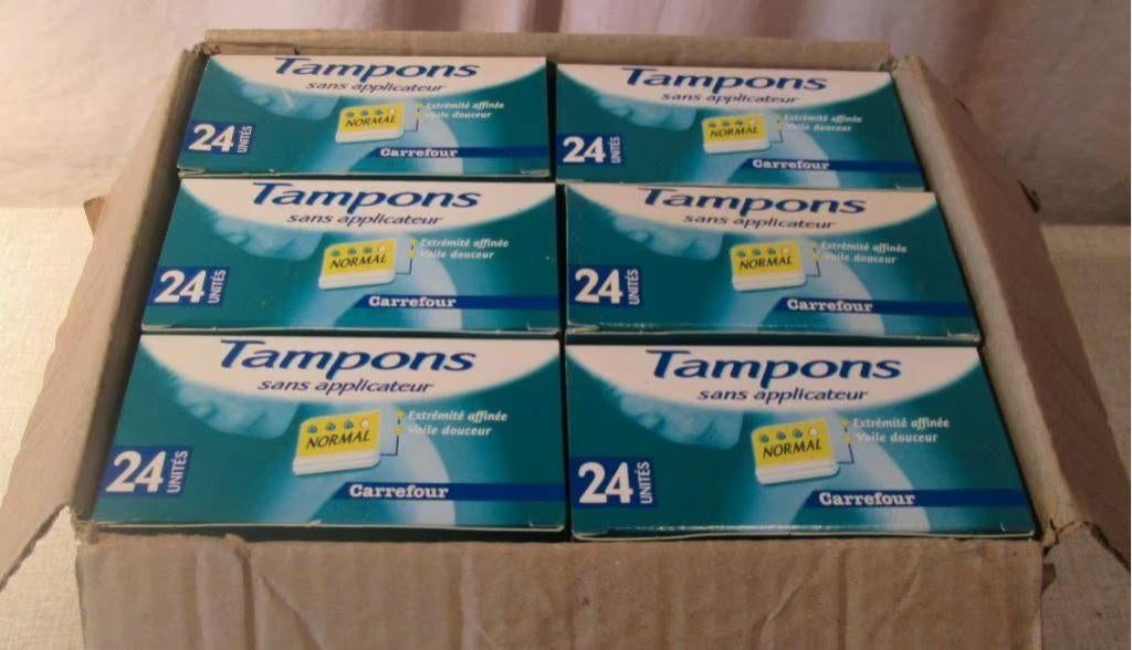 Nouvelle boîte complète de tampons - Normal - carrefour, Enlèvement ou Envoi, Neuf, Autres types