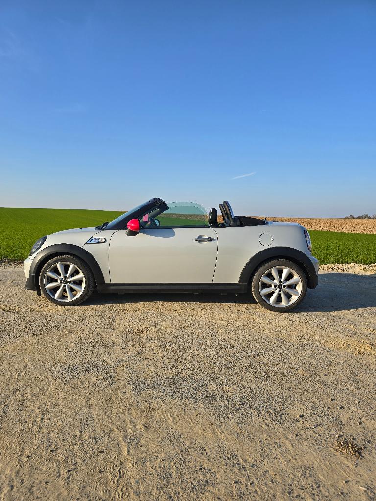 Mini Cooper roadster, Argent ou Gris, Achat, Boîte manuelle, Noir
