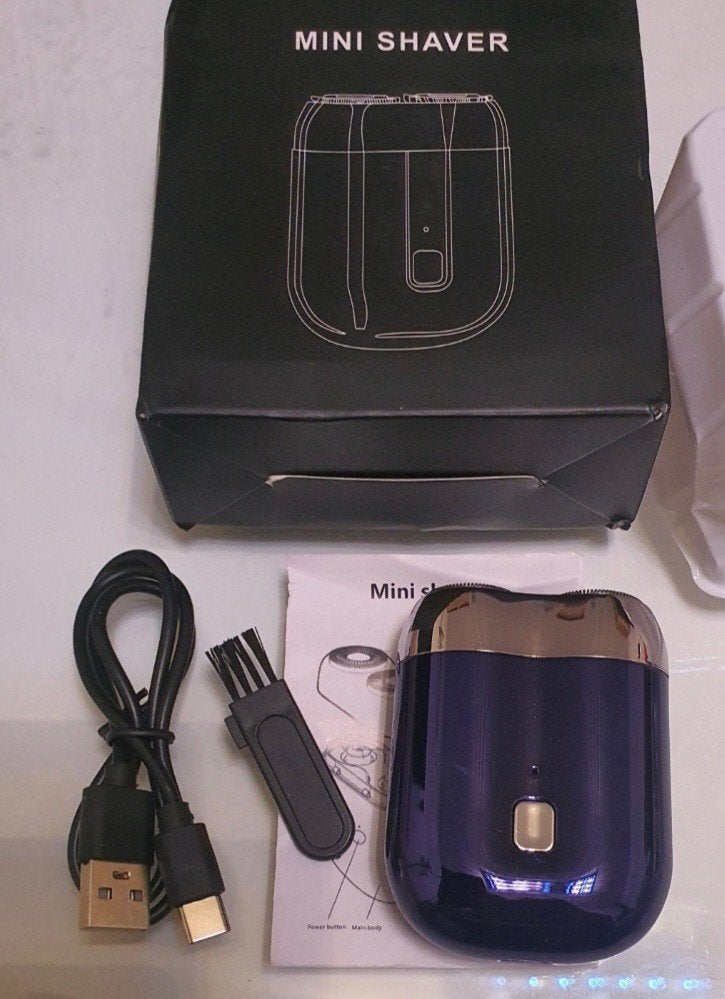 Mini Shaver / Compact elektrisch scheerapparaat (USB), Electroménager, Équipement de Soins personnels, Enlèvement ou Envoi, Neuf
