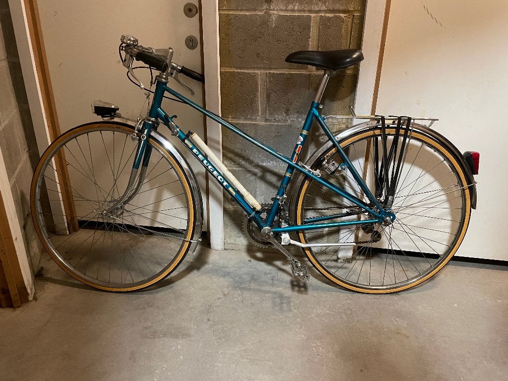 Vintage Peugeot Retro Fiets – Volledig nagekeken & rijklaar, Fietsen en Brommers, Ophalen, Peugeot