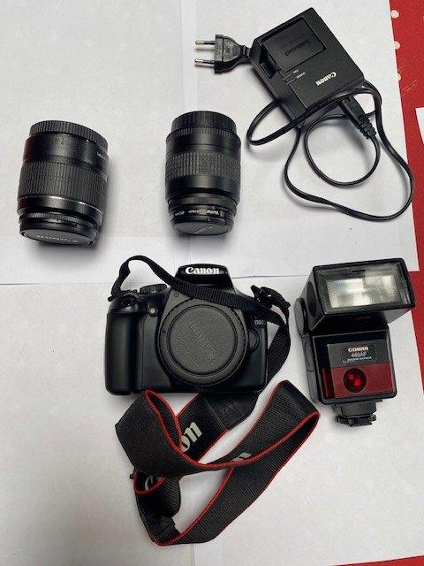 canon EOS 1100D + 2 objectif, Audio, Tv en Foto, Fotocamera's Digitaal, Ophalen, Gebruikt, Spiegelreflex, Canon