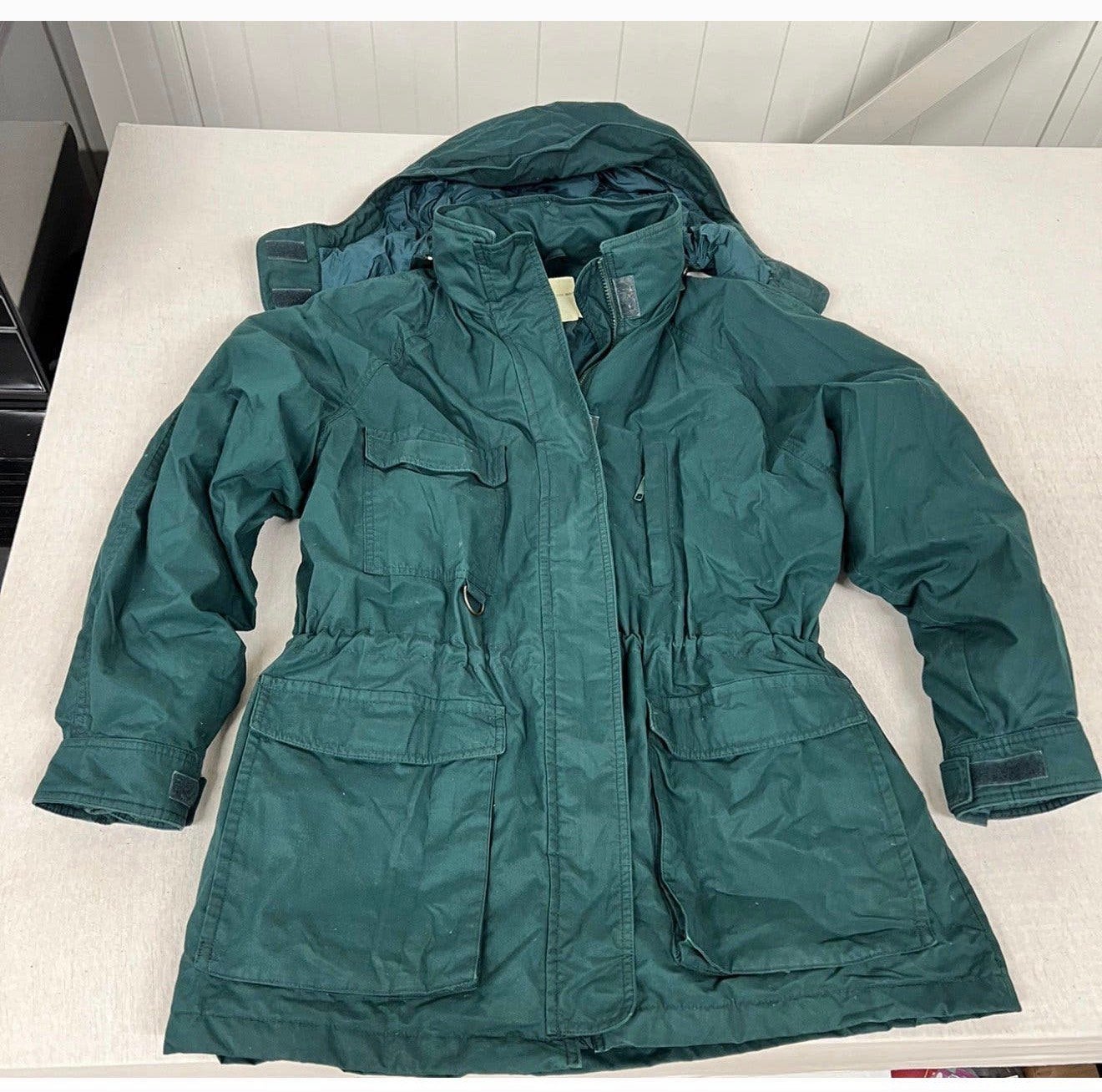 Parka vintage Eddie Bauer Snowline M pour femmes années 90, Enlèvement ou Envoi, Comme neuf, Taille 38/40 (M), Vert
