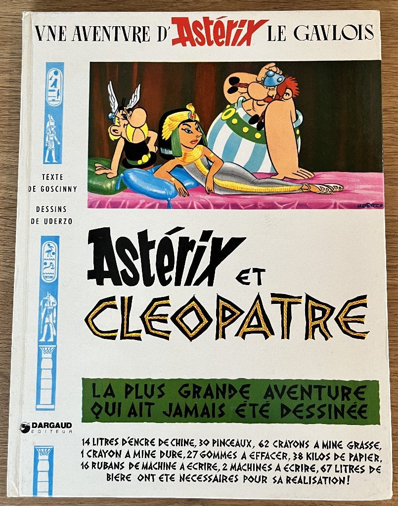 Astérix et Cléopâtre - 6 HC (1978) Strip, Boeken, Meerdere stripboeken, Ophalen of Verzenden, Zo goed als nieuw