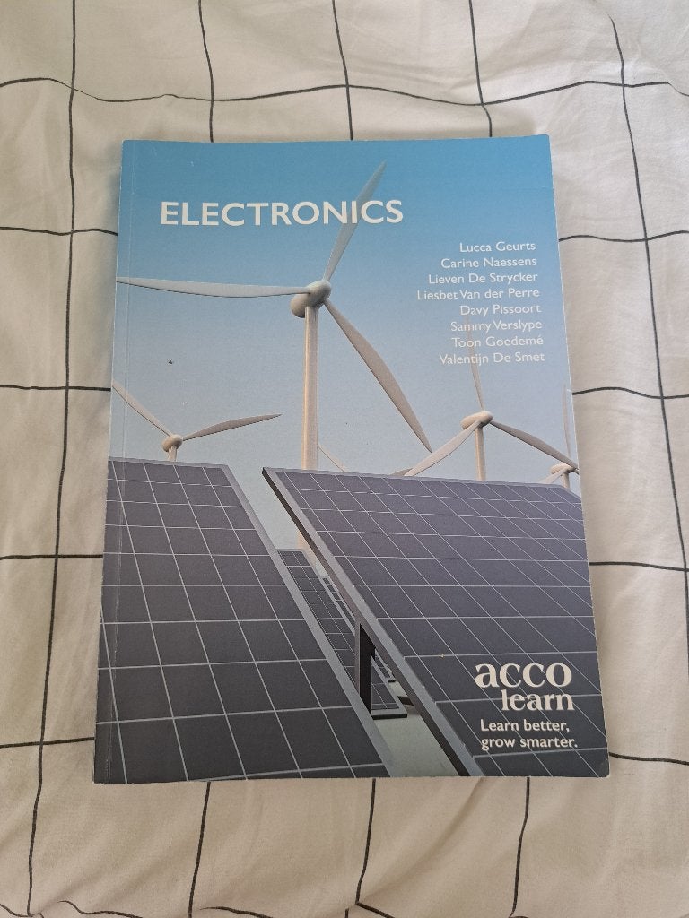 ELECTRONICS, Boeken, Ophalen of Verzenden, Gelezen, Hoger Onderwijs