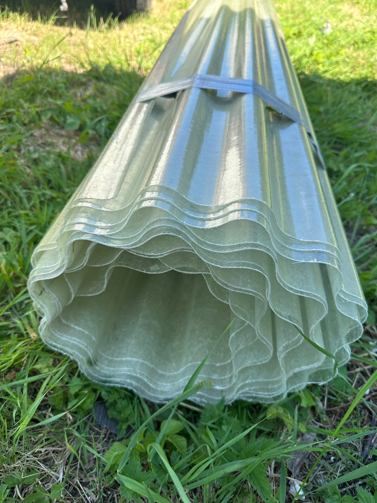 Tôles ondulées neuves Jamais utilisées ! 1100 x 300 cm, 15 m² ou plus, Enlèvement ou Envoi, Autres couleurs, Comme neuf