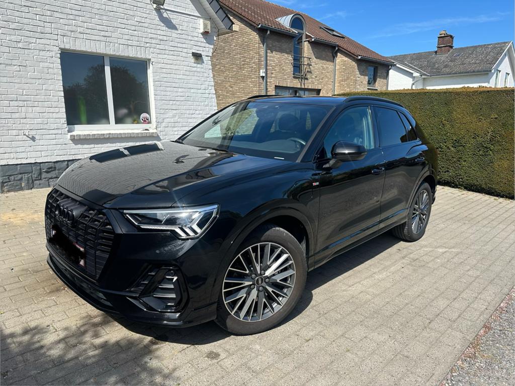 Audi Q3 45 Sline TFSI e 245cv S tronic PHEV, Achat, Alarme, Entretenue par le concessionnaire, Noir
