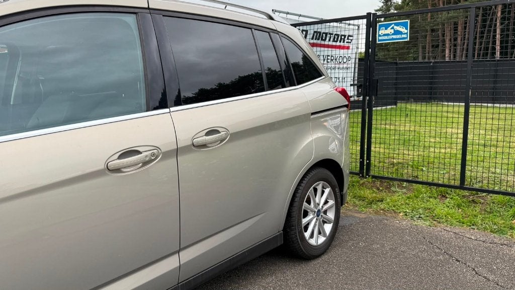 Ford Grand C Max 1.0 i | Titanium | Navi - Cruise Controle |, Auto's, Voorwielaandrijving, Stof, Bedrijf, Grand C-Max