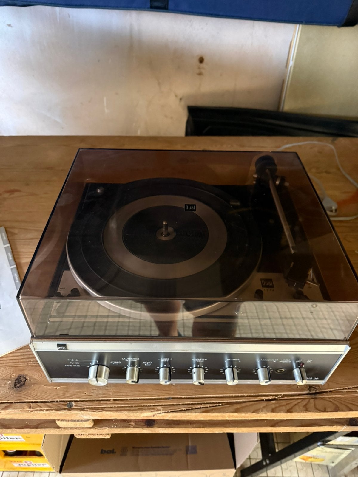 Dual HS39 Vintage platenspeler, Enlèvement, Comme neuf, Tourne-disque, Dual