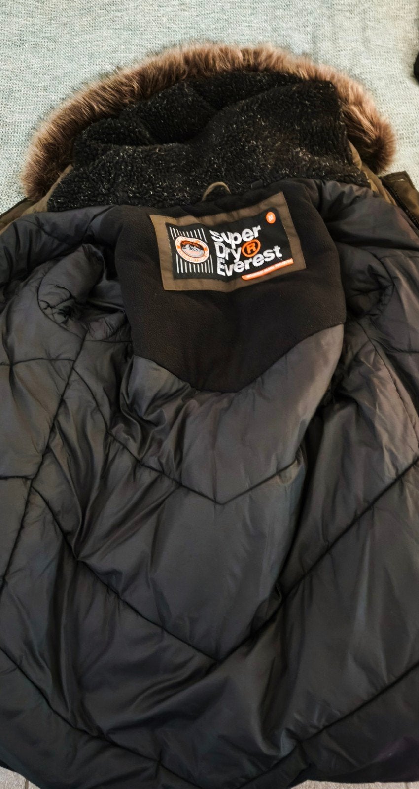 Jas, SuperDry, Porté, Taille 48/50 (M), Vert
