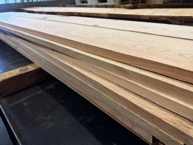 Geschaafde eiken planken 220x22.5x2.5 cm, Tuin en Terras, Ophalen of Verzenden, Nieuw, 250 cm of meer, Planken