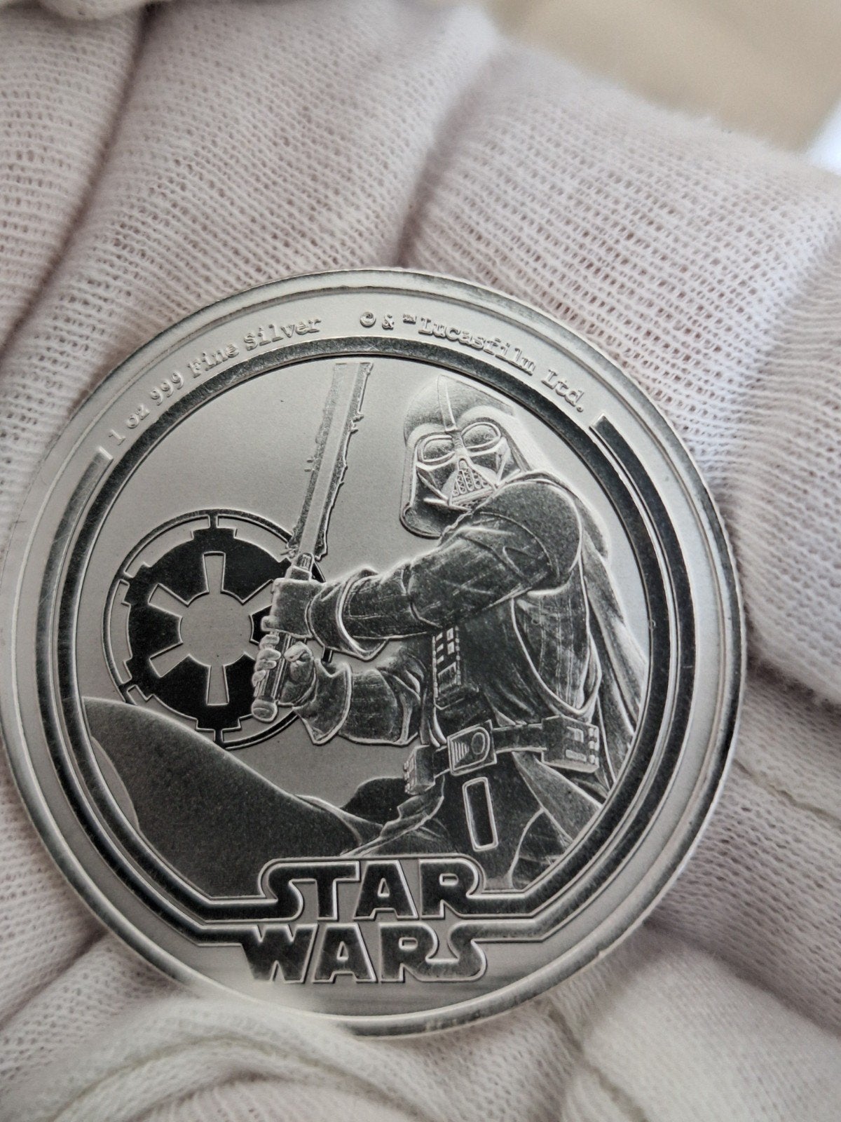 Niue Star Wars: Darth Vader 1 oz Zilveren Munt 2026 (.999 Zi, Postzegels en Munten, Edelmetalen en Baren, Zilver, Ophalen of Verzenden