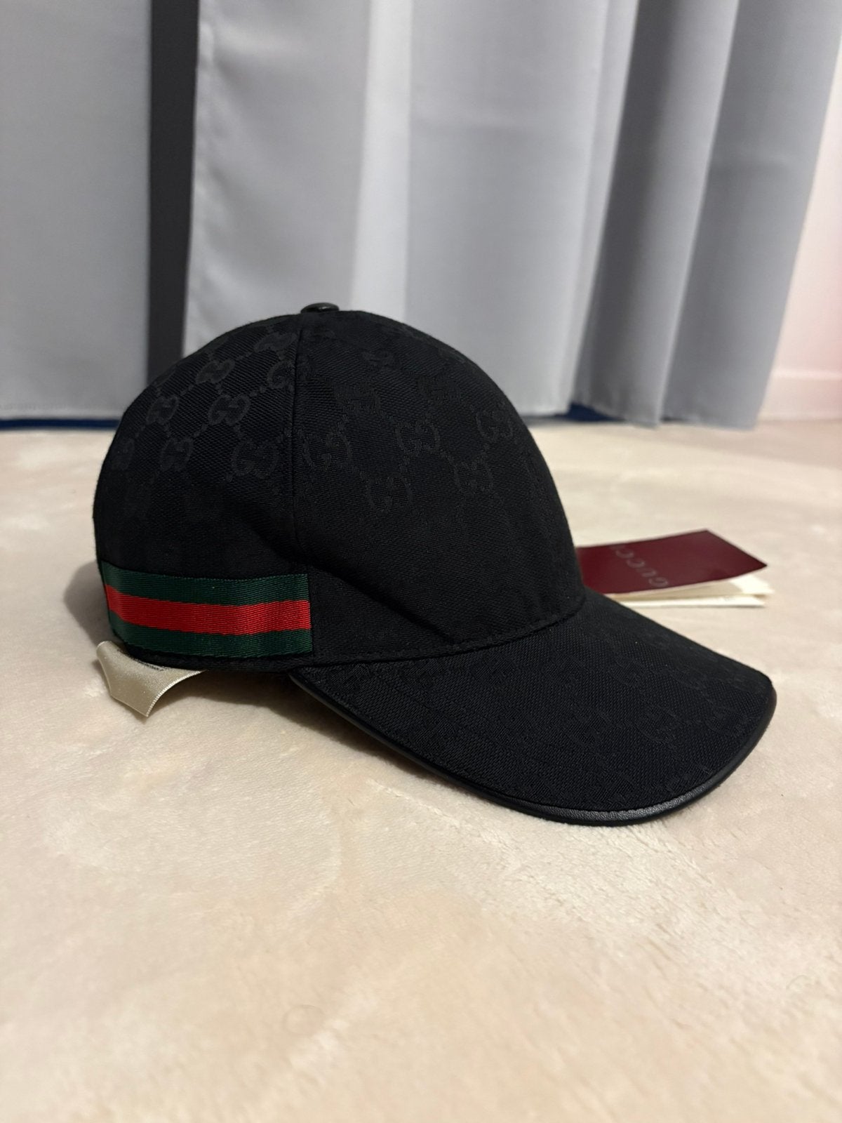 Gucci klassieke zwarte pet | Maat M, Kleding | Heren, Hoeden en Petten, Ophalen, Nieuw, 57 cm (M, 7⅛ inch) of minder, Pet