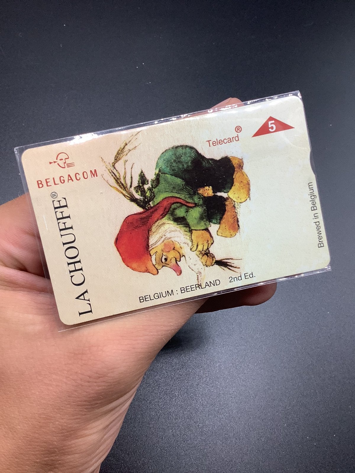 Carte téléphonique Belgacom bière Chouffe, Enlèvement ou Envoi, Comme neuf