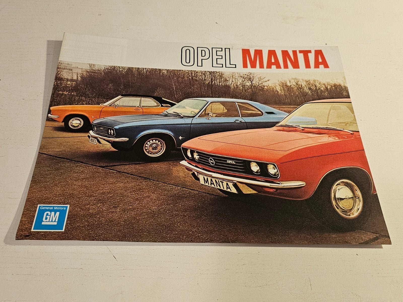 originele Nederlandse Opel Manta A brochure uit 1970., Verzamelen, Merken en Reclamevoorwerpen, Ophalen of Verzenden
