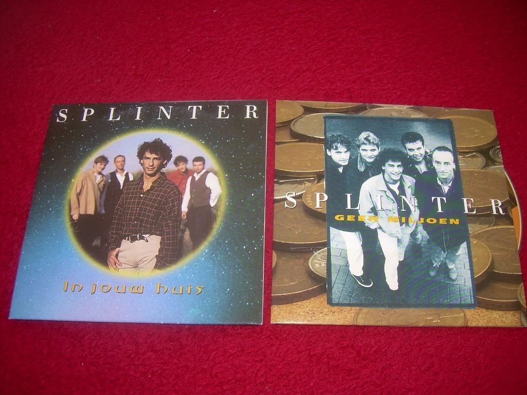 2 CD SINGLES - SPLINTER, CD & DVD, CD Singles, 2 à 5 singles, Enlèvement ou Envoi, Comme neuf, En néerlandais