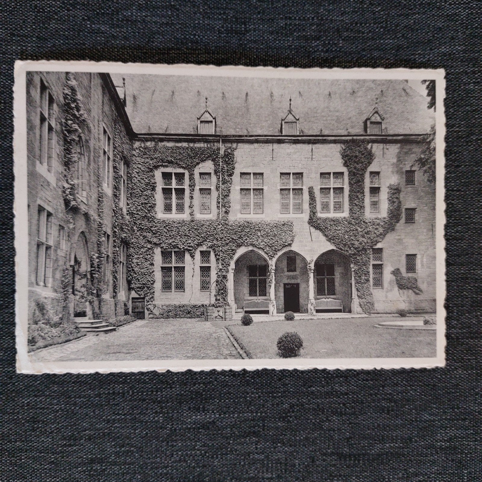 oude postkaart Ecaussines-Lalaing, Enlèvement ou Envoi